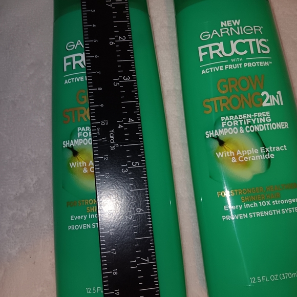 Garnier Fructis Grow Strong 2 in 1, 12.5oz  Lot of 2 - Picture 4 of 7